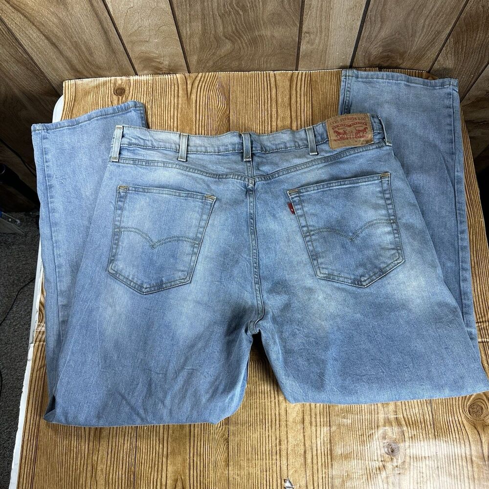 Levi’s 514‎ Jeans Mens 40x30 Blue Straight Fit Light Wash Denim Pants